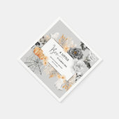 小さなブーのハロウィーンの赤ちゃんシャワーナプキン スタンダードカクテルナプキン (角)