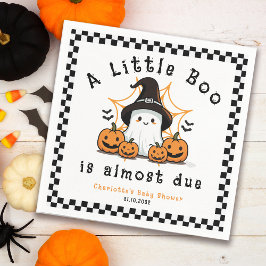 小さなブーのハロウィーンの赤ちゃんシャワー スタンダードカクテルナプキン