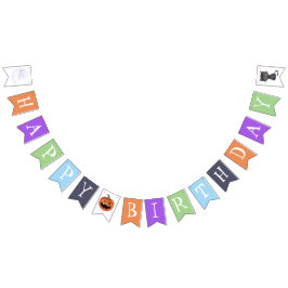 小さなブーのハロウィーンの赤ちゃんシャワー バンティングフラッグ