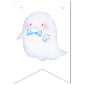 小さなブーのハロウィーンの赤ちゃんシャワー バンティングフラッグ (第1の旗)