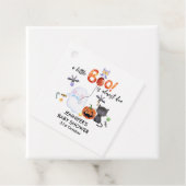 小さなブーのハロウィーンの赤ちゃんシャワー フェイバータグ (インサイチュ)