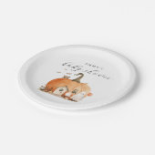 小さなブーのハロウィーンの赤ちゃんシャワー ペーパープレート (アングル)