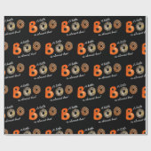 小さなブーのハロウィーンの赤ちゃんシャワー ラッピングペーパー (フラット)