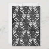 小さなブーのハロウィーンの赤ちゃんシャワー 招待状 (裏面)