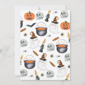 小さなブーの赤ちゃんシャワー 招待状 (裏面)