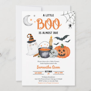 小さなブーの赤ちゃんシャワー 招待状