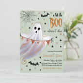 小さなブーの赤ちゃんシャワー 招待状 (スタンド正面)