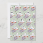 小さなブーの赤ちゃんシャワー 招待状 (裏面)