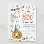 小さなブーの赤ちゃんシャワー 招待状 (正面)