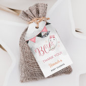 小さなブーはほとんどデューガールベイビーシャワーの好意 ギフトタグ