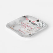 小さなブーはほとんどデューガールベビーシャワー ペーパープレート (傾斜あり)