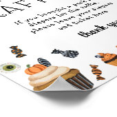 小さなブーはほとんどハロウィーンおむつラッフル ポスター (角)