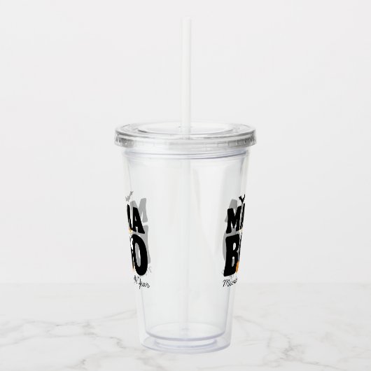 小さなブーはほとんどハロウィーンの赤ちゃんシャワー アクリルタンブラー (右)