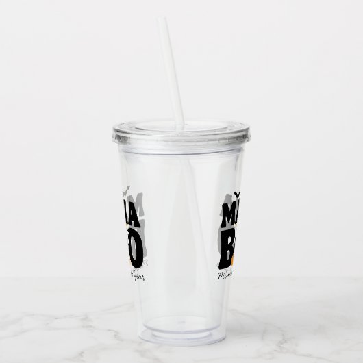 小さなブーはほとんどハロウィーンの赤ちゃんシャワー アクリルタンブラー (左)