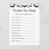 小さなブーはほとんどハロウィーンの赤ちゃんシャワー エンクロージャーカード (正面)