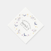 小さなブーはほとんどハロウィーンの赤ちゃんシャワー スタンダードカクテルナプキン (角)