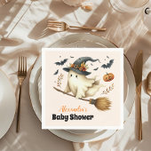 小さなブーはほとんどハロウィーンの赤ちゃんシャワー スタンダードカクテルナプキン