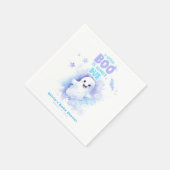 小さなブーはほとんどハロウィーンの赤ちゃんシャワー スタンダードカクテルナプキン (角)