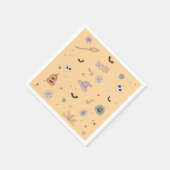 小さなブーはほとんどハロウィーンの赤ちゃんシャワー スタンダードカクテルナプキン (角)