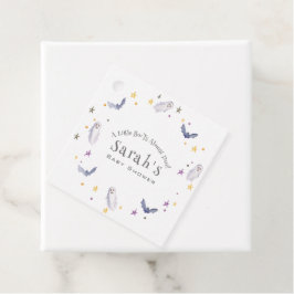 小さなブーはほとんどハロウィーンの赤ちゃんシャワー フェイバータグ