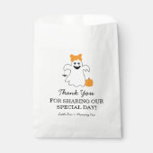 小さなブーはほとんどハロウィーンの赤ちゃんシャワー フェイバーバッグ (正面)