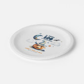 小さなブーはほとんどハロウィーンの赤ちゃんシャワー ペーパープレート (アングル)