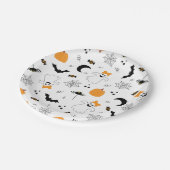 小さなブーはほとんどハロウィーンの赤ちゃんシャワー ペーパープレート (アングル)