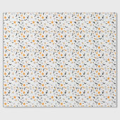 小さなブーはほとんどハロウィーンの赤ちゃんシャワー ラッピングペーパー (フラット)