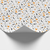 小さなブーはほとんどハロウィーンの赤ちゃんシャワー ラッピングペーパー (角)