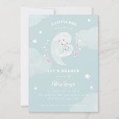 小さなブーはほとんどハロウィーンの赤ちゃんシャワー 招待状 (正面)