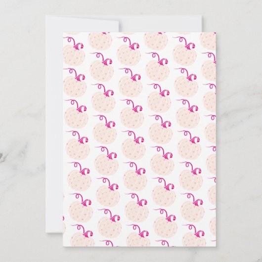 小さなブーはほとんどハロウィーンの赤ちゃんシャワー 招待状 (裏面)