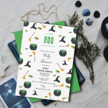 小さなブーはほとんどハロウィーンの赤ちゃんシャワー