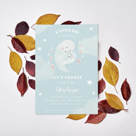 小さなブーはほとんどハロウィーンの赤ちゃんシャワー 招待状