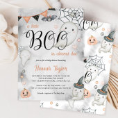 小さなブーはほとんどハロウィーンの赤ちゃんシャワー 招待状