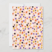 小さなブーはほとんどハロウィーンの赤ちゃんシャワー 招待状 (裏面)