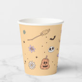 小さなブーはほとんどハロウィーンの赤ちゃんシャワー 紙コップ (正面)