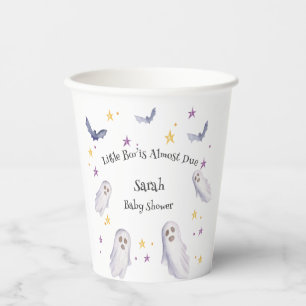 小さなブーはほとんどハロウィーンの赤ちゃんシャワー 紙コップ