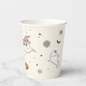 小さなブーはほとんどハロウィーンの赤ちゃんシャワー 紙コップ (裏面)