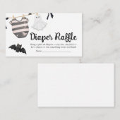 小さなブーはほとんどベビーおむつラッフル エンクロージャーカード (正面/裏面)
