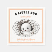 小さなブーはほとんど幽霊赤ちゃんシャワーナプキン スタンダードカクテルナプキン (正面)