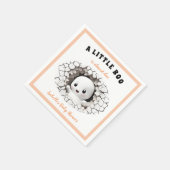 小さなブーはほとんど幽霊赤ちゃんシャワーナプキン スタンダードカクテルナプキン (角)