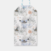 小さなブーはほとんど正式な男の子のシャワーの恩恵 ギフトタグ (裏面)