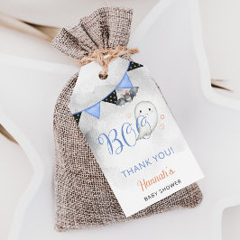 小さなブーはほとんど正式な男の子のシャワーの恩恵 ギフトタグ