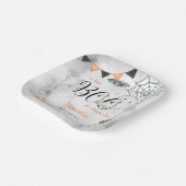 小さなブーはほとんど秋赤ちゃんシャワー ペーパープレート (傾斜あり)