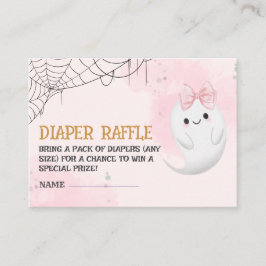 小さなブーはほとんど赤ちゃんシャワーおむつラッフル起因 エンクロージャーカード