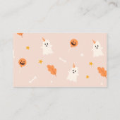 小さなブーはほとんど赤ちゃんシャワーおむつラッフル エンクロージャーカード (裏面)