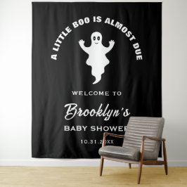 小さなブーはほとんど赤ちゃんシャワーの背景 タペストリー