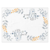 小さなブーはほとんど赤ちゃんシャワーパーティー テーブルクロス (正面(横))