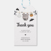 小さなブーはほとんど赤ちゃんシャワーメッセージカード ギフトタグ (正面)