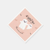 小さなブーはほとんど赤ちゃんシャワー幽霊 スタンダードカクテルナプキン (角)